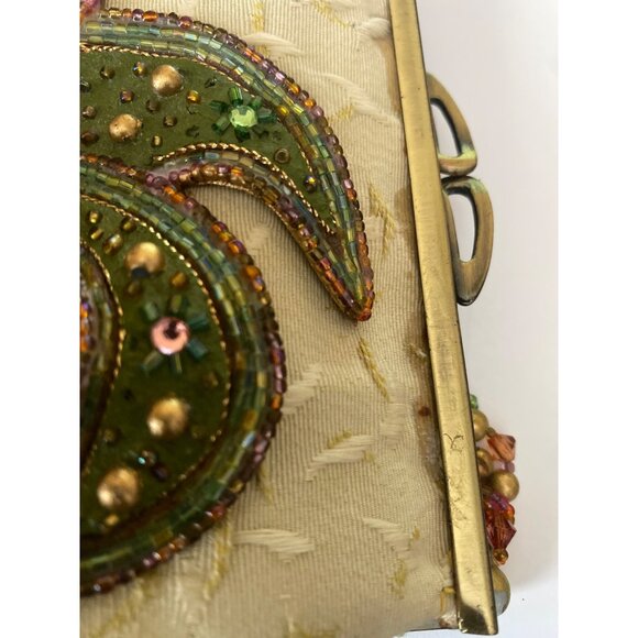 Mary Frances Vintage Palm Tree Beaded Handbag – Rare Tropical Accessory - Picture 16 of 16